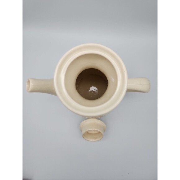 Ben Seibel Coffee Pot Pfaltzgraff COUNTRY-TIME Mid Century Rare Cream & Brown - Picture 9 of 12